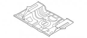 Trunk trough Kia Niro 23- HEV