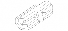 Nissan Maxima A36 16 Center Console Air Vent Deflector - Beige