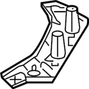 Rear right protection Infiniti QX50 19-20