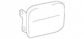 Fuel filler door for the 2012 Toyota Avalon
