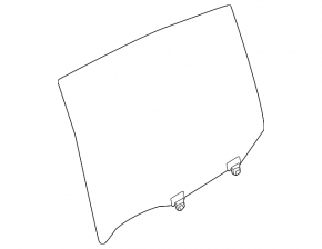 Glass door rear right Nissan Sentra 20-24