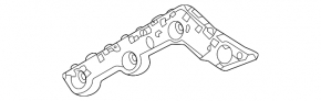 Rear bumper mount, left outer, Chevrolet Equinox EV 24-26