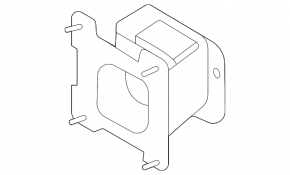 Right rear bumper reinforcement bracket for Kia Sorento 21-25 HEV, PHEV