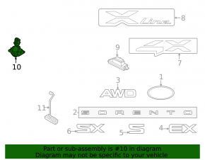 Kia Sorento 21-24 rear view camera for 360