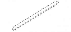Molding door-glass central rear left Mazda6 09-13