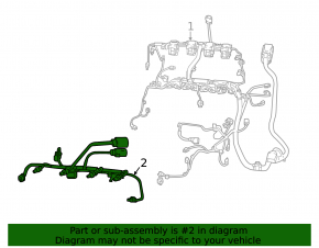 Fuel rail wiring VW Tiguan 18-