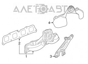 Cadillac ATS 13-19 2.0T Exhaust Manifold Bracket