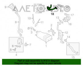 EGR pipe Subaru Forester 19-SK