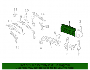 GMC Terrain 10-17 Rear Panel 4 Piece Set
