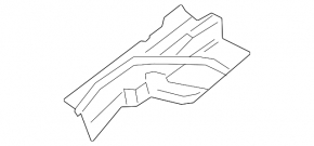 Hood trim right rear Volvo XC90 16-23