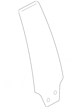 Door trim side front left VW CC 08-17 central pillar