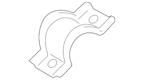 Rear stabilizer mounting bracket right Lexus IS 14-24