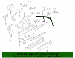 Strut brace BMW 3 F30 12-18