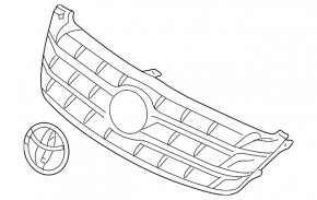 Radiator grill grille Toyota Avalon 05-07