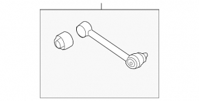 Rear left transverse control arm Hyundai Sonata 11-15
