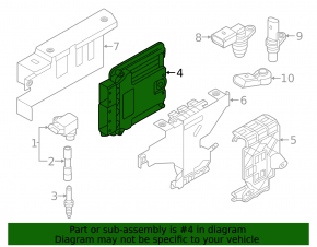 ECU engine computer Audi A3 8V 15-16 2.0T