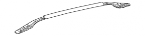 Right roof rail for Lexus RX350 RX450h 10-15 without caps