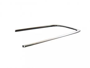 Chrysler Pacifica 20-24 rear right window molding, chrome, worn