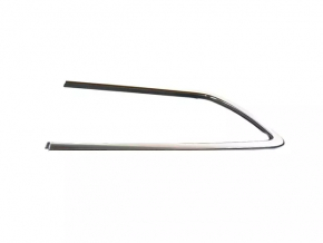 Chrysler Pacifica 20-24 rear right window molding, chrome, worn