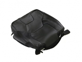 Right rear seat backrest for Jeep Cherokee KL 19 - black leather, perforated