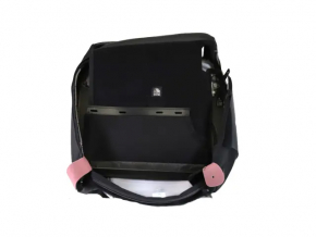 Right rear seat backrest for Jeep Cherokee KL 19 - black leather, perforated