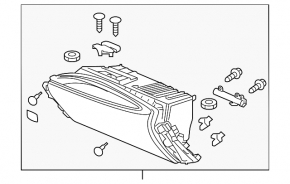 Glove box, glove compartment Acura TLX 15-17 prerest