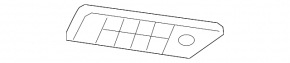 Front bumper mount on the left wing Hyundai Elantra AD 19-20 rest