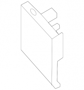 Kia EV6 22-24 GT, GT-Line front bumper towing hook cap