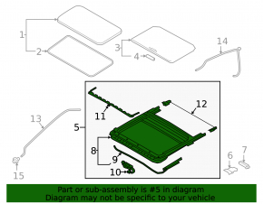 Sunroof Assembly Nissan Altima 19-
