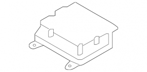 SRS airbag module airbag computer Kia Forte 19-21