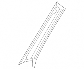 Front pillar trim left upper Mercedes GLC 16-22 beige