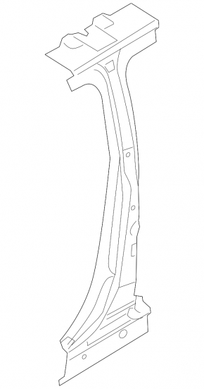 Body pillar central right Ford Explorer 11-19