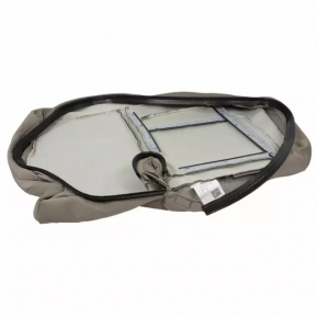 Rear row of seats 2nd row Ford Ecosport 18-22 cloth, gray, without airbag, for dry cleaning