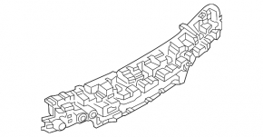 Rear Bumper Absorber Ford Explorer 18-19
