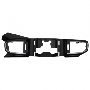 Front panel air duct deflector trim central Ford Explorer 20-24 black with chrome, scratches
