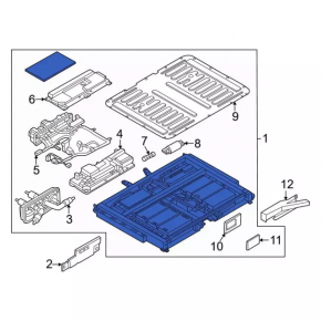 Battery VVB assembly Ford Escape MK4 21- plug-In