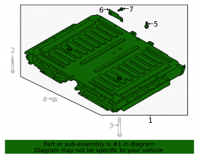 Battery VVB assembly Ford Escape MK4 21- plug-In