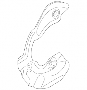 Brake Disc Cover Front Right BMW i3 14-20