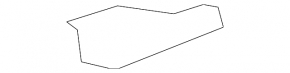 Exhaust pipe tip rear right Lexus LS460 LS600h 07-09 dorest