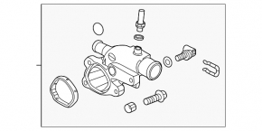 Chevrolet Volt 11-15 Cooling System Flange