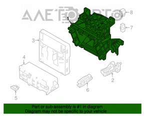 Fuse Box Bracket VW Jetta 11-18 USA