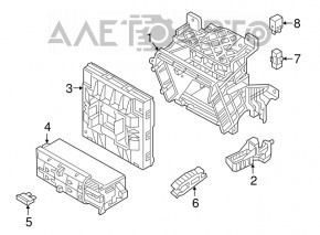 Fuse Box Bracket VW Jetta 11-18 USA
