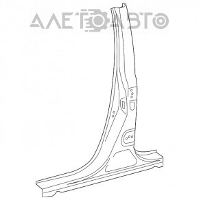 Left center pillar for Lexus RX350 RX450h 10-15