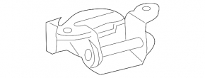 Lower right tailgate hinge for Lexus LX570 08-21