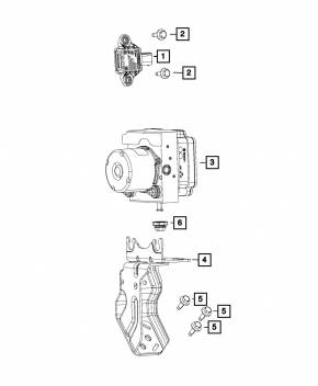 ABS ABS Dodge Grand Caravan 11-20