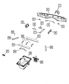 Jeep Grand Cherokee WL 22-26 PHEV rear subframe