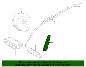 Airbag front left seat BMW X2 F39 18-23