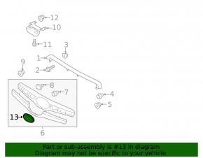 Subaru Forester 14-16 SJ grille emblem
