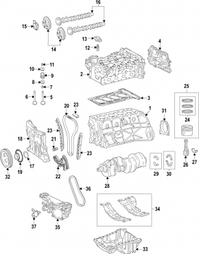 Cylinder head assembly for Mercedes GLC 20-22