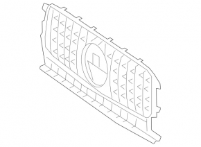 Radiator grille G-class W463 G63 19-24 AMG pkg, chrome